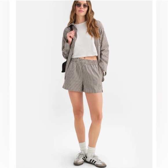 TWO Mate the Label Organic Cotton Poplin Shorts - Picture 6 of 6